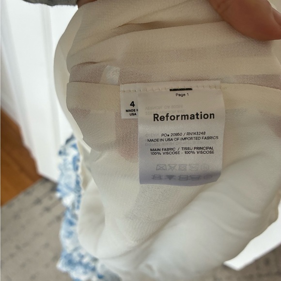 Reformation Nikita Dress in Pompadour - Picture 6 of 7